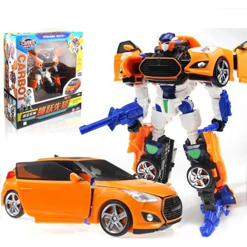 Collection Deformed Car Robot Transformation Rescue Korean Cartoon Action Figure Toys Model Hello Souvenir Carbot Gift for Boy