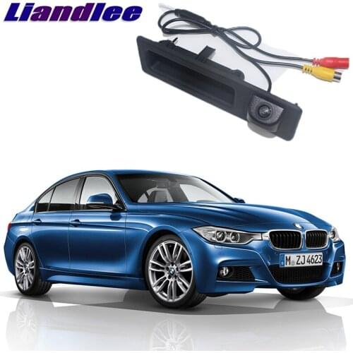 LiandLee Car Trunk Handle Rear View Reversing Parking Camera For BMW 3 Series F30 F31 F34 2011~2018