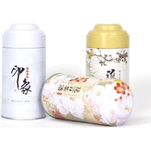 Xin Jia Yi Metal Tin Jar Round Coffee Candy Tin Jar Tin Cans For Food Canning Round Tea Tin Can Tin Cosmetic Cream Jar Tinplate