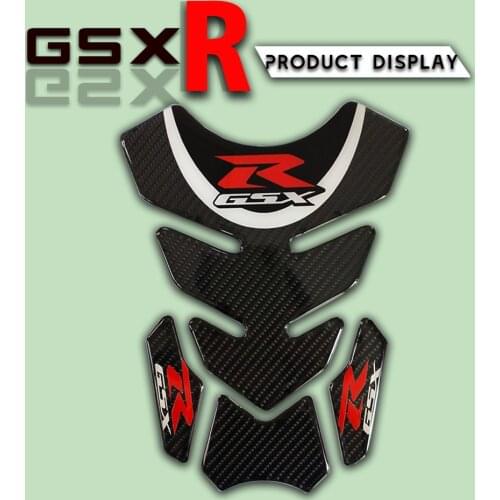 Motorcycle 3D Carbon fiber fuel tank decal protection pad For Suzuki GSX-R gsxr 600 750 1000 1300 Hayabusa gsxr750 gsxr1000