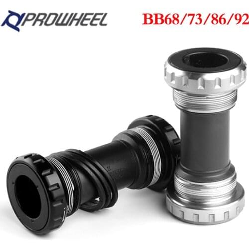 Prowheel BB68 BB73 BB86 BB92 MTB Road Bike Bottom Bracket Press-in 24mm Bicycle BB for Shimano Sram Crankset Bike Part