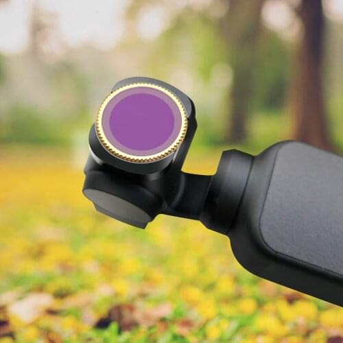 Adjustable Lens Filter MCUV CPL NDPL ND64-PL ND32-PL ND4 ND8for DJI OSMO POCKET Gimbal Camera