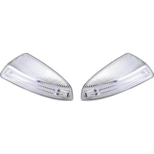 Side Door LED Light Lamps,Door Wing Mirror Turn Signal Light for Mercedes-Benz W204 W164 ML Class ML300