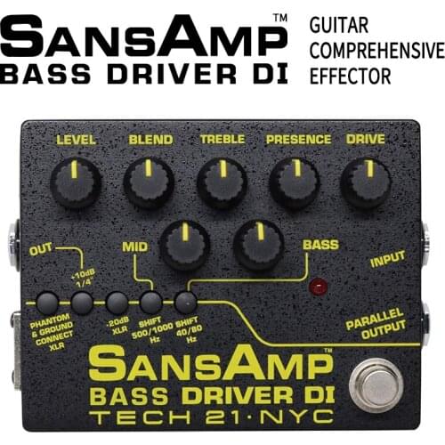 Tech 21 SansAmp bass driver Di BSDR-V2 electric guitar single piece comprehensive effect device