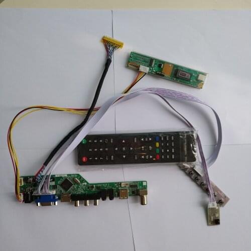 TV HDMI USB VGA AUDIO AV LCD LED 1 CCFL lamps Panel Controller driver Board For LTN170WX/L05 1440X900 display monitor