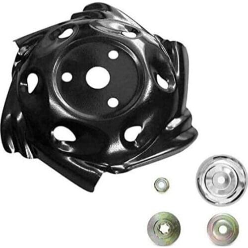 1 Set Universal Grass Trimmer Head Mower Alloy Weeding Tray Scraper With a Adapter Removes the Grass Root Weeder Cutter Parts