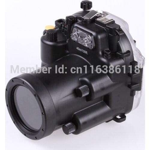 Mekon 40M 130ft Waterproof Housing for Olympus EM1 E-M1 EM 1 Digital Camera Underwater Case