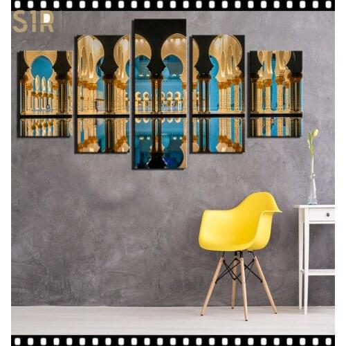 World Famous Architecture Beauty HD Five Wall Painting Decorative Painting Anime Posters Wall Decor Anime Decor Room Decor