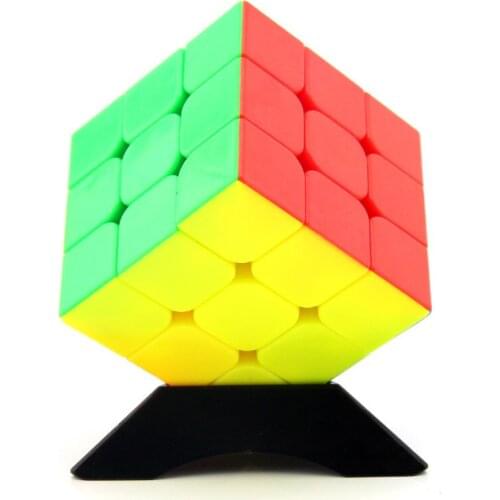 YONGJUN YJ Ruilong Stickerless 3x3x3 Magic Cube Speed Puzzle 3*3 Speed Cube Educational Magico Cubo educational Toys Gifts 55mm