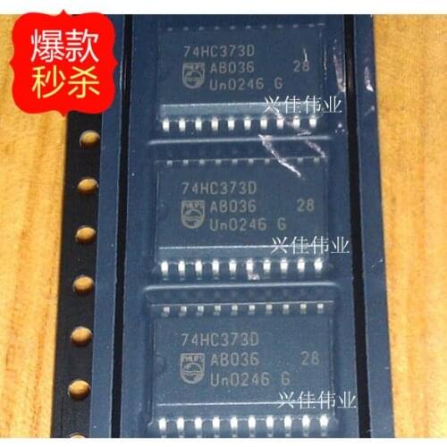 10PCS New original authentic latch 74HC373 74HC373D SN74HC373DWR SOP20