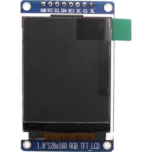 1.8 inch TFT LCD 8pin 128*160 SPI serial port module ST7735 TFT color screen