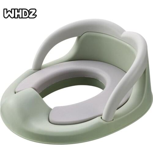 Potty Training Seat for Kids Boys Girls Toddlers Toilet Seat for Baby with Cushion Handle and Backrest Toilet Trainer