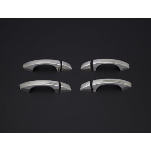 For Seat Leon 5F Chrome Door Handle S.Steel Compatible with 2012 and Later