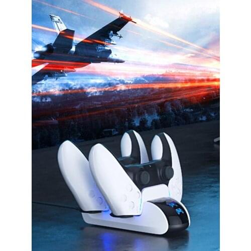 Game Controller Dual Charging Base Gamepad Charger For PS5 USB Charging Dock Station Detachable Port Charger For Playstation