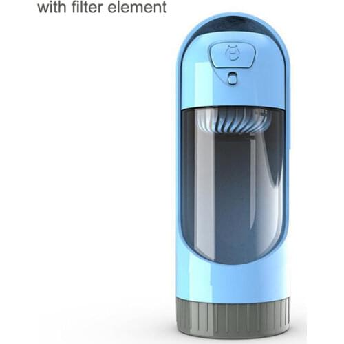 2020 New Pet Supplier Storage Small Dog Travel Water Bottle Portable Ourdoor Drinking Bowl For Cat Dog Food Dispenser Feeder