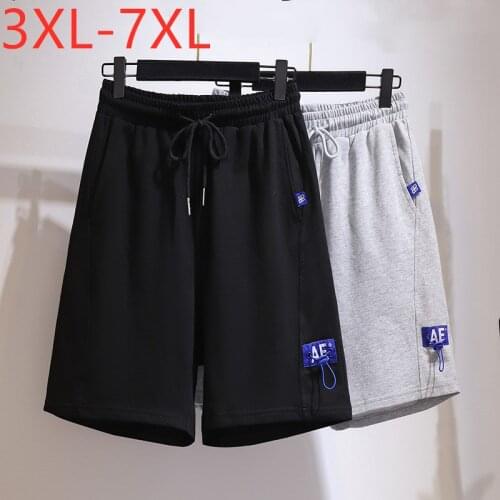 New 2021 Ladies Summer Plus Size Sports Shorts For Women Large Loose Cotton Black Wide Leg Running Shorts 3XL 4XL 5XL 6XL 7XL