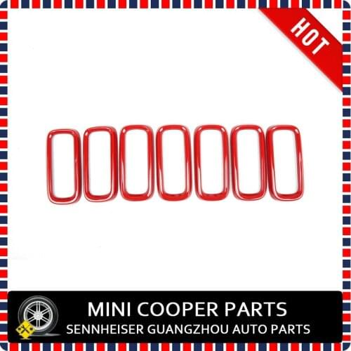 Brand New 100% Fitment ABS Material UV Protected Mini Ray Style Red Color Front Grill Cover For Renegade (7 Pcs/Set)