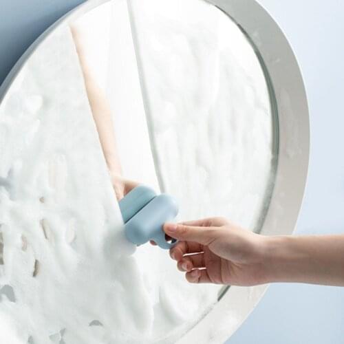 Window Glass Wiper Cleaner Squeegee Shower Bathroom Mirror Brush Duster Cleaner Bathroom Suction Wall Mirror Brush Dropshipping