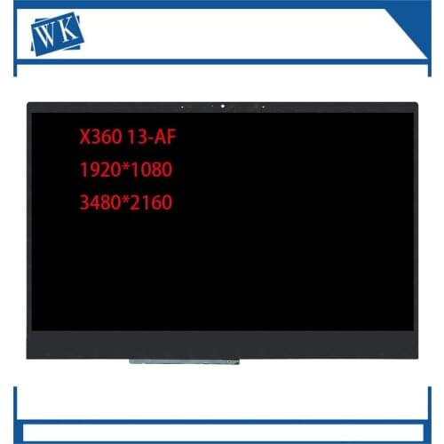 13.3" QHD LCD Replacement For HP Spectre X360 13-AF LCD 13-AF033NG 13-AF017TU Touch Digitizer LCD Dispaly Assembly