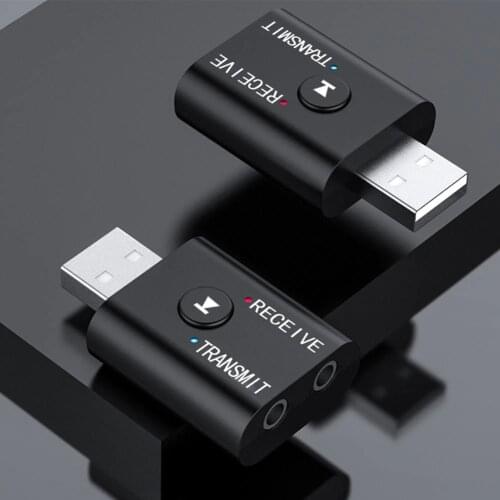 USB Bluetooth 5.0 Adapter Audio Transmitter Bluetooth Receiver Mini Stereo Bluetooth Dongle Wireless Adapter for Computer PC Lap