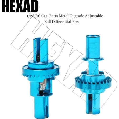 For Wltoys K929 K939 K969 K979 K989 K999 1/28 RC Car Spare Parts K989-26 Metal Upgrade Adjustable Ball Differential Box