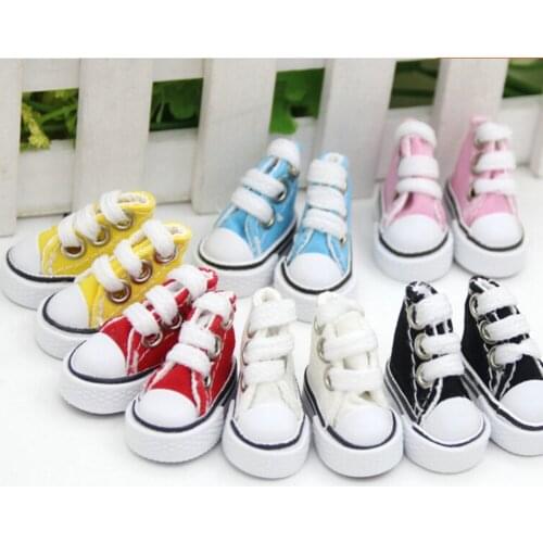 5cm Doll Shoes For Toy Assorted Shoes Sneaker For BJD Doll Shoes for Russian Doll Accessories 1Pair