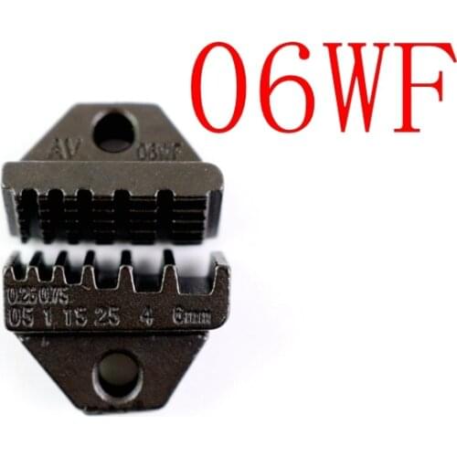 1PC 06WF Die Suitable cable Wire Ferrules End Sleeve terminals crimping tool crimping plier 0.25-6mm2 Die Sets for VH1 -06WF jaw