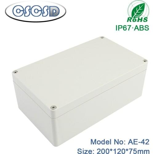1pcs/lot 200*120*75mm abs plastic enclosure manufacturer welding enclosure box machine outdoor enclosure waterproof