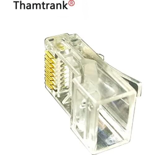 100Pcs/lot RJ45 Cat5 CAT5e Male Plug RJ45 Network Modular Plug RJ45 8P8C Connector Crystal Head Network Cable Connector