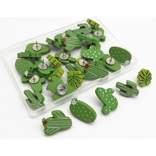 30pcs Push Pins Thumbtacks Map Pin Pushpin Cork Board Pins Drawing Photo Wall Studs Office School Supplies