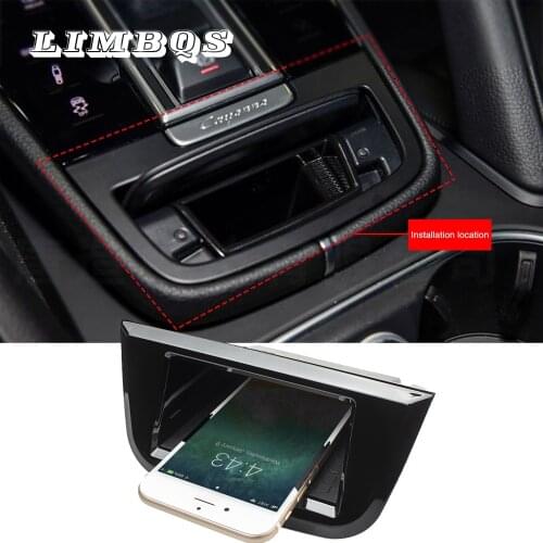 Car wireless charger for Cayenne 9YA 2015-2019 series for IPhone 11s Samsung S10 Huawei Mate 30 pro phone dashboard holder stand
