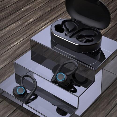 Bluetooth-compatible5.0 Earphone Touch Control Wireless EarHook Headphone Sports Waterproof HiFi 9D Bass Stereo Headset with Mic
