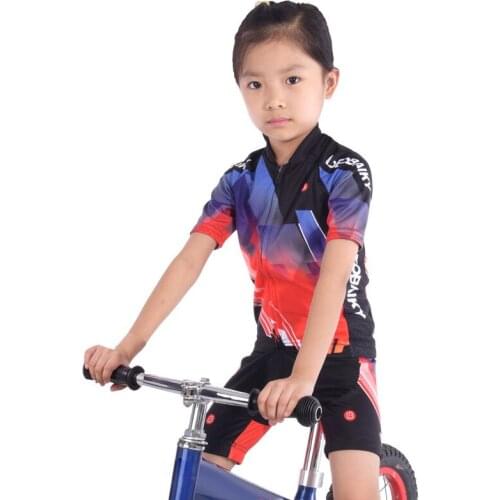 Baby Summer Short Sleeve Bike Clothes Kids Bicycle Jersey Set Children Sportswear Cycling Wear For Girls Boys Bicicleta Ropa