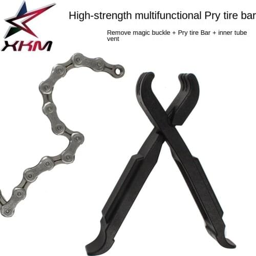 Road mountain bike Multi-function tire spoon Chain quick buckle Tire digging rod Tire picking tool