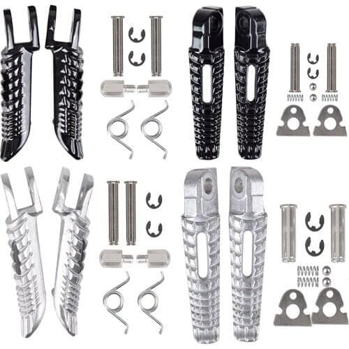 GSXR750 Motorcycle For Suzuki GSXR 750 2001 2002 2003 - 2017 2018 Motorcycle Footrests Front Rear Foot Pedal Foot Rests Pegs
