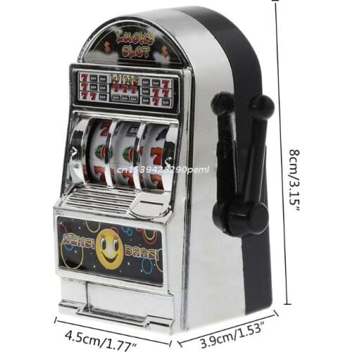 1pc Lucky Jackpot Mini Fruit Slot Machine Fun Birthday Gift Kids Educational Toy Dropship
