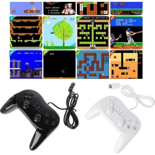 Classic Wired Game Controller Gaming Remote Pro Gamepad Control For Wii WII Classic Game Second Generation Handle