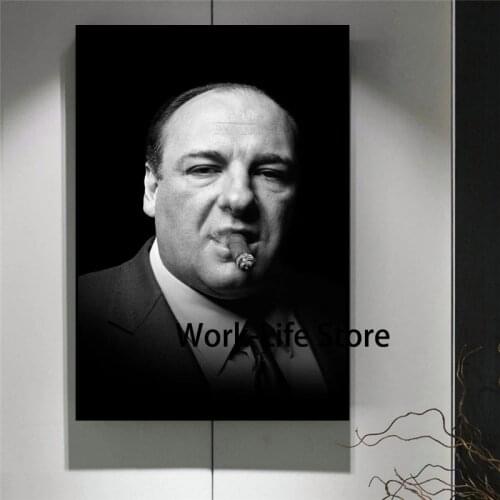 Tony Soprano Al Pacino Godfather Oil Painting Poster Prints Canvas Wall Picture For Home Room Decor No Frame