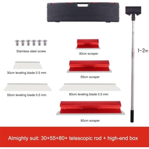 Drywall Smoothing Spatula Set Putty Scraping Tool Skimming Blade Set Drywall Skimming Spatulas Blade Putty Scraping Tool Set