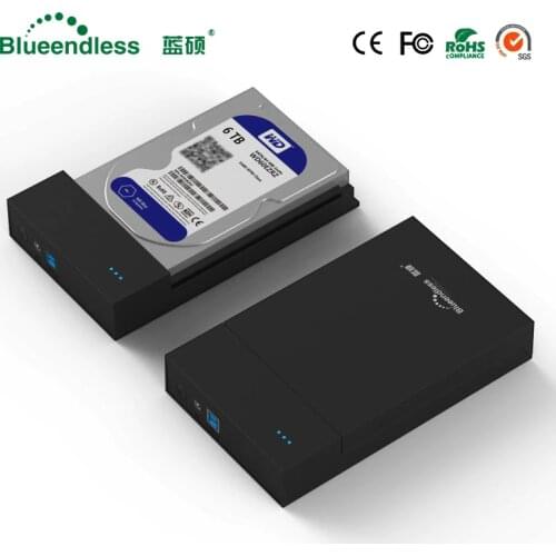 New Arrive 3.5 Enclosure Case Usb Sata 3.0 Enclosure Rack Hd Enclosure Disco Duro Externo 1tb Sata Hdd Box 3.5"Hd Externo Caddy