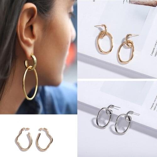 YWZIXLN Boho Drop Earrings Fashion Irregular Geometric Earring Brincos Tortoise Jewelry For Women Accessories Wholesale E073