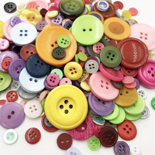 Mix size 50 Gram DIY Making Hand Knitting dolls clothing Buttons Resin Promotions Mixed Sewing Scrapbook PH228