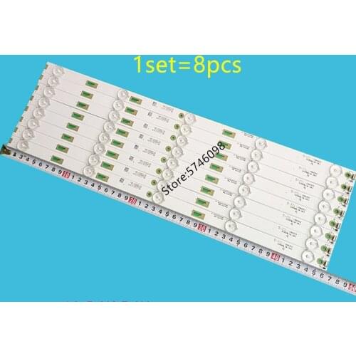 Led backlight FOR To s hiba 48L2500C Light Bar 48D1500 48HR332M05A0 V2 4C-LB480T-HR1 1set=8pcs
