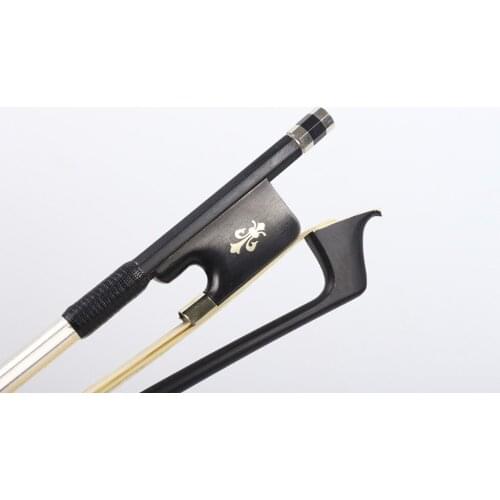 Yinfente Brand France Style 4/4 Cello Carbon fiber Bow Natural Bow Hair Ebony Frog Cello parts accessories Balanced straight