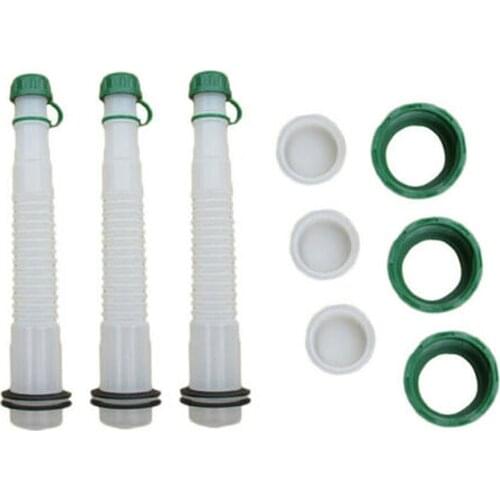 3 Sets Replacement Gas Can Spout Parts Stopper And Vent Cap Gasket Fuel Container For Industrial Garden Machinery Refuel