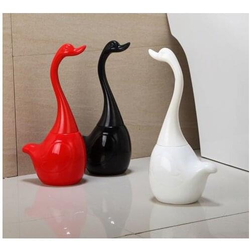1pc Creative Toilet brush porcelain/plastics toilet brush bathroom accesories white/red/black toilet brush sets