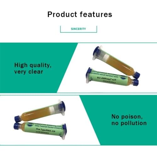 10ml Syringe Type bSMD/CSP Rosin Paste Paste oil solder paste flux and soldering Flux consumables welding tools accessories