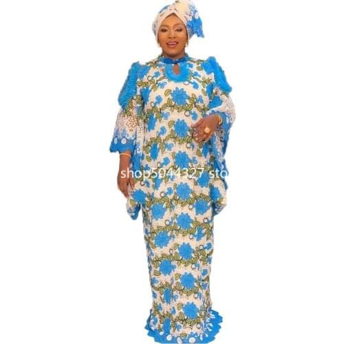 2021 Classic Design African Dresses For Women Winter Autumn Africa Clothing Nigeria Muslim Long Maxi Dress High Quality for Lady