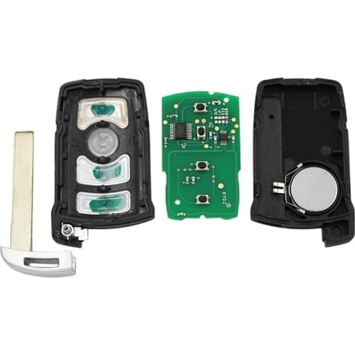 5pcs OEM Remote Key Fob 4 Button 315MHz/433Mhz/868MHz/315-LPmhz ID7944 Chip for Bmw 7 series cas1