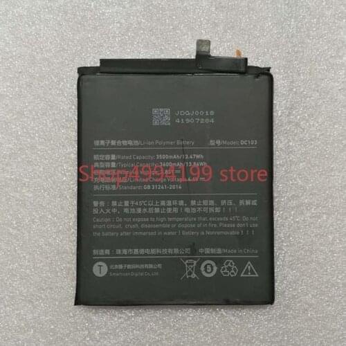 3600mAh/13.86Wh DC103 Battery For Smartisan R1 DE106 OE106 Revolution One smartphone Li-ion bateria Li-Polymer Batterie